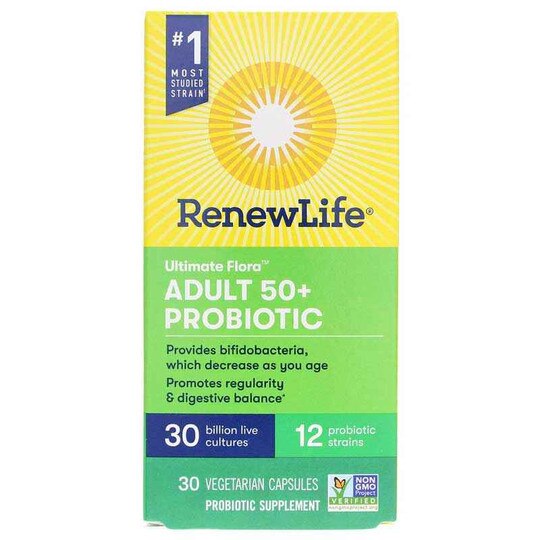Ultimate Flora Probiotic 30 Billion Adult 50+ Formula, RNL